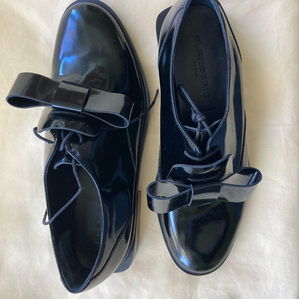 Black patent leather shoes from Clergerie Paris, Size 36 1/2, NWOT